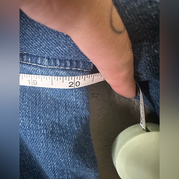 Madewell Sherpa Lined Jean Jacket Oversized size small - Picture 9 of 10